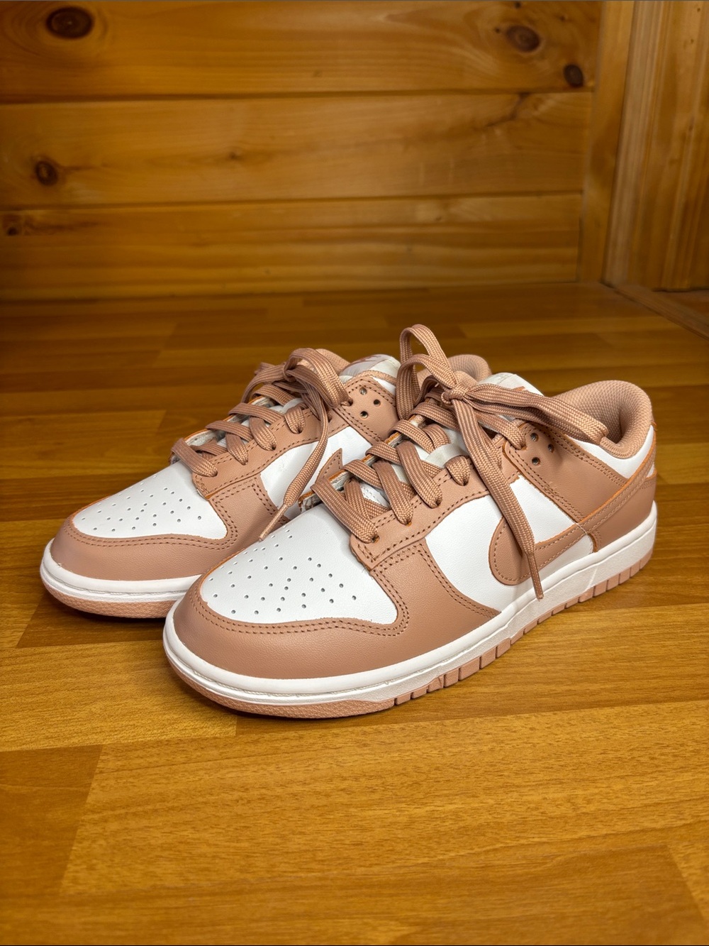 Nike Women's Low-Top Sneakers in Blush and White